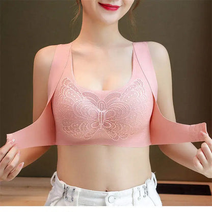 Women Seamless Beauty Butterfly Soft, Stylish & Supportive Sports Bra
